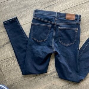 Madewell jeans blue denim high rise skinny size 27 Baddie style
